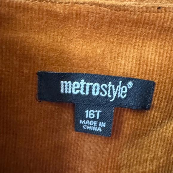 Metrostyle Amber Corduroy Dress - Picture 2 of 12